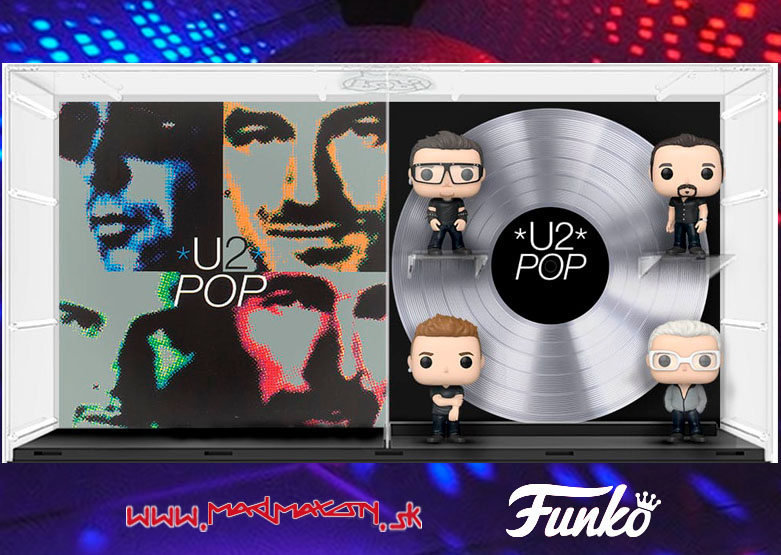 Funko Pop! Albums Deluxe: U2 - Pop, Bono, The Edge, Larry Mullen Jr, A –